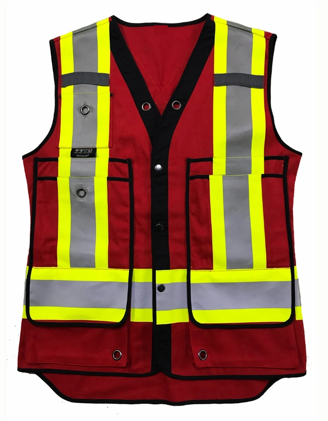 High Quality Fire-Retardant Reflective Safety Vest Security Working Vest Women&prime;s Vest