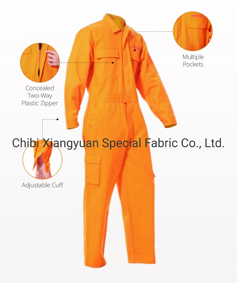 Manufacturer 100% Cotton Tc CVC Security Pants with Fr Flame Retardant Fabric